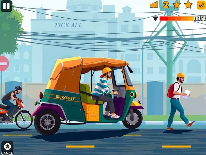 Hyderabad Rickshaw Quest Gameplay